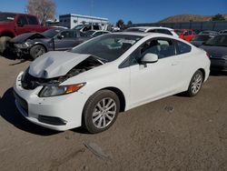 Honda Civic salvage cars for sale: 2012 Honda Civic EX