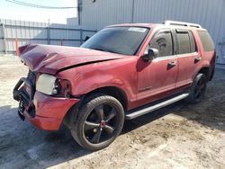 Salvage cars for sale at Jacksonville, FL auction: 2005 Ford Explorer XLT