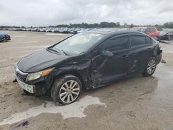 Salvage cars for sale at West Palm Beach, FL auction: 2012 Honda Civic EX