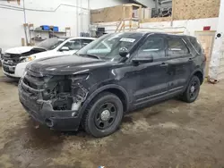 Salvage cars for sale at Ham Lake, MN auction: 2014 Ford Explorer Police Interceptor