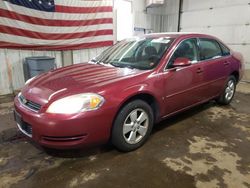 Vehiculos salvage en venta de Copart Lyman, ME: 2006 Chevrolet Impala LT