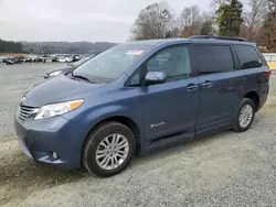 2016 Toyota Sienna XLE en venta en Concord, NC