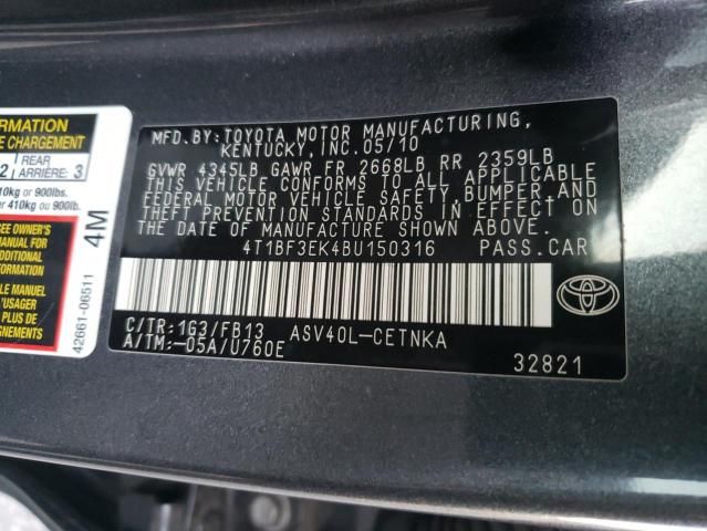 2011 Toyota Camry Base