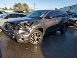 Toyota salvage cars for sale: 2019 Toyota Highlander LE