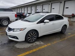 Salvage cars for sale from Copart Louisville, KY: 2015 Honda Civic EXL