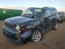 2016 Jeep Renegade Latitude en venta en Brighton, CO