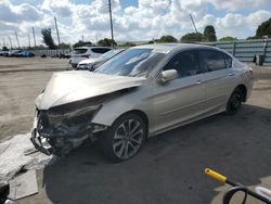 Honda Accord ex salvage cars for sale: 2014 Honda Accord EX