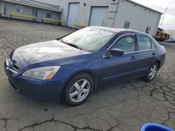 Salvage cars for sale at Martinez, CA auction: 2003 Honda Accord EX