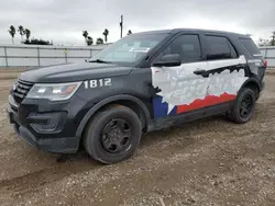 Vehiculos salvage en venta de Copart Mercedes, TX: 2018 Ford Explorer Police Interceptor