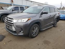 Salvage cars for sale at New Britain, CT auction: 2017 Toyota Highlander SE