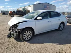 Salvage cars for sale at Amarillo, TX auction: 2015 Nissan Sentra S