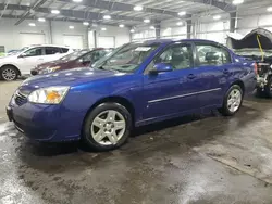 Chevrolet salvage cars for sale: 2006 Chevrolet Malibu LT