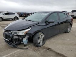 Salvage cars for sale at Grand Prairie, TX auction: 2018 Chevrolet Cruze LS