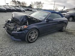 Salvage cars for sale at Mebane, NC auction: 2017 Mercedes-Benz C300