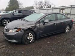 2012 Honda Civic LX en venta en Finksburg, MD