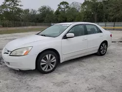 Salvage cars for sale from Copart Fort Pierce, FL: 2005 Honda Accord EX