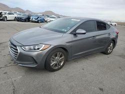 Salvage cars for sale from Copart North Las Vegas, NV: 2018 Hyundai Elantra SEL