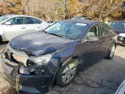 Vehiculos salvage en venta de Copart Austell, GA: 2014 Chevrolet Cruze LS