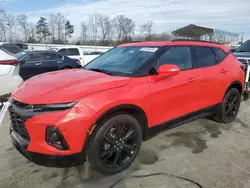 Chevrolet Blazer salvage cars for sale: 2020 Chevrolet Blazer RS