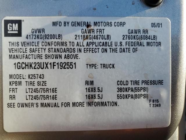 2001 Chevrolet Silverado K2500 Heavy Duty