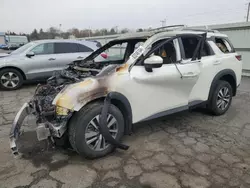 Salvage cars for sale at Pennsburg, PA auction: 2022 Nissan Pathfinder SL