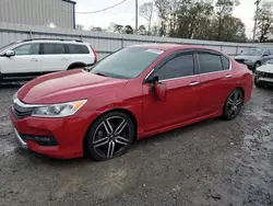 Salvage cars for sale at Gastonia, NC auction: 2017 Honda Accord Sport