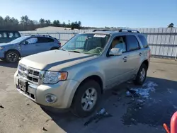 Salvage cars for sale at Windham, ME auction: 2012 Ford Escape Limited