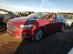 Salvage cars for sale at Brighton, CO auction: 2015 Ford Fusion SE