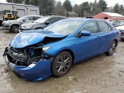 Salvage cars for sale at Mendon, MA auction: 2017 Toyota Camry LE