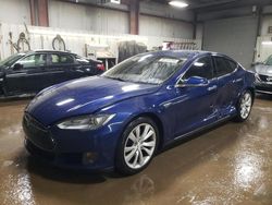 Tesla salvage cars for sale: 2015 Tesla Model S 70D