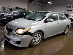 Salvage cars for sale at Elgin, IL auction: 2009 Toyota Corolla Base