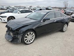 Salvage cars for sale at Kansas City, KS auction: 2015 Cadillac ATS Luxury