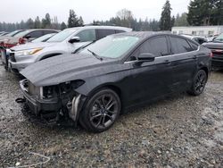 Salvage cars for sale at Graham, WA auction: 2018 Ford Fusion SE