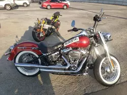 Salvage motorcycles for sale at Sun Valley, CA auction: 2018 Harley-Davidson Flde Deluxe