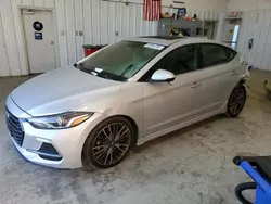 Salvage cars for sale at Martinez, CA auction: 2018 Hyundai Elantra Sport