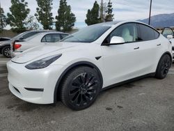 Salvage cars for sale at Rancho Cucamonga, CA auction: 2022 Tesla Model Y