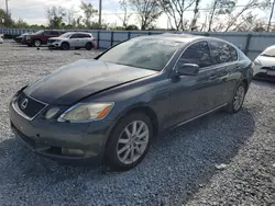 Salvage cars for sale at Riverview, FL auction: 2006 Lexus GS 300