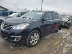 Salvage cars for sale at Pekin, IL auction: 2017 Chevrolet Traverse LT