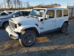 Jeep salvage cars for sale: 2022 Jeep Wrangler Unlimited Sahara 4XE