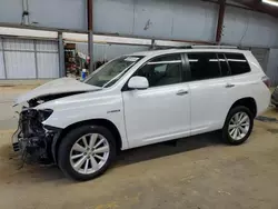 Salvage cars for sale from Copart Mocksville, NC: 2009 Toyota Highlander Hybrid Limited