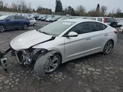 Salvage cars for sale at Portland, OR auction: 2017 Hyundai Elantra SE