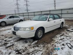 Salvage cars for sale at Elgin, IL auction: 1999 Lincoln Town Car Signature