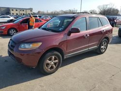 Salvage cars for sale from Copart Wilmer, TX: 2008 Hyundai Santa FE GLS