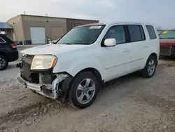 Salvage cars for sale at Kansas City, KS auction: 2013 Honda Pilot EXL