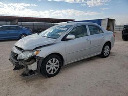 Salvage cars for sale at Andrews, TX auction: 2009 Toyota Corolla Base