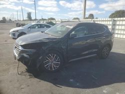 Salvage cars for sale at Miami, FL auction: 2021 Hyundai Tucson Limited