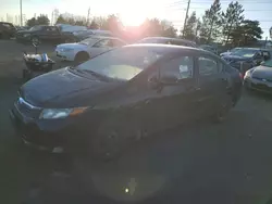 Salvage cars for sale at Denver, CO auction: 2012 Honda Civic LX