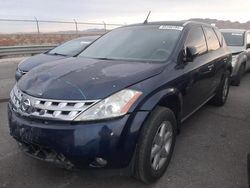 Salvage cars for sale at North Las Vegas, NV auction: 2004 Nissan Murano SL