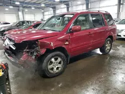 Salvage cars for sale at Ham Lake, MN auction: 2006 Honda Pilot EX