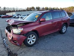 Salvage cars for sale at Exeter, RI auction: 2008 Toyota Highlander